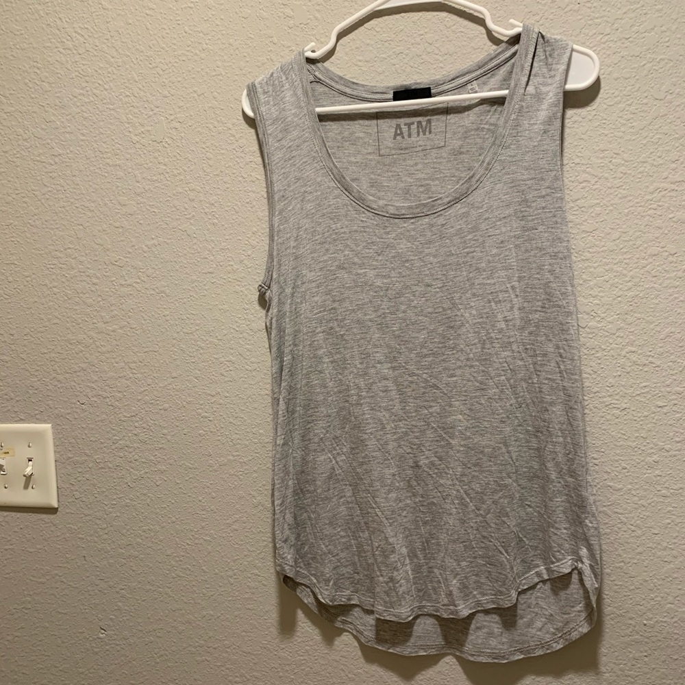 Gray A.T.M. Tank top